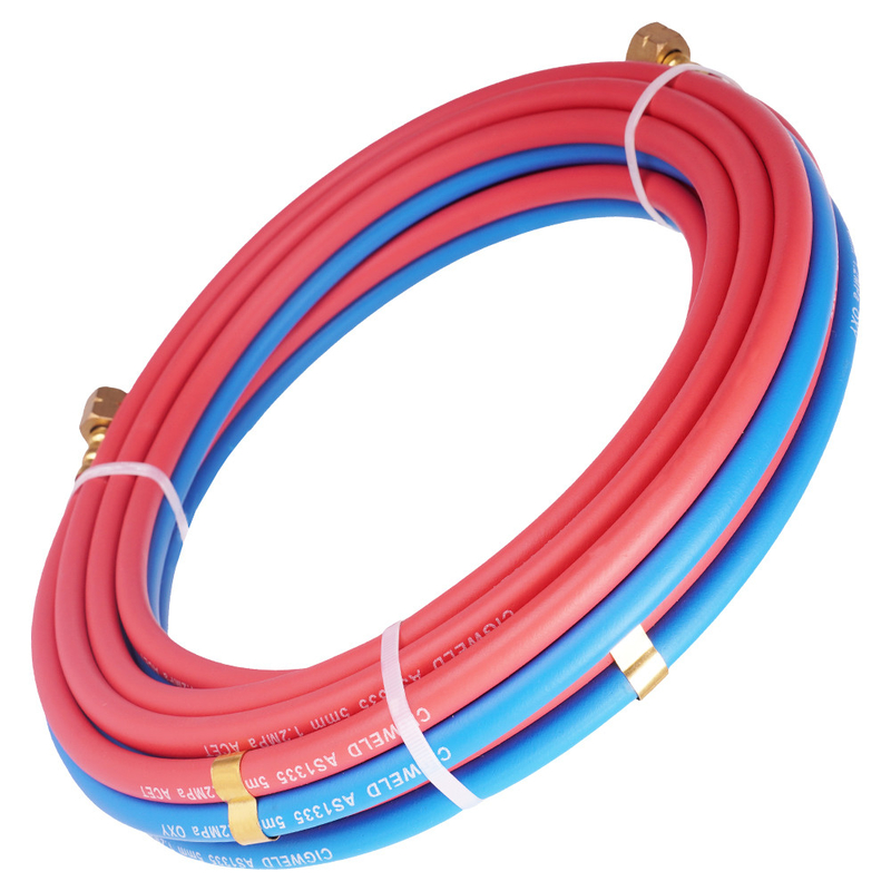 Yaşlanma Direnci 1/4'x50FT Kullanım Direnci R Sınıfı Oksi/Acet Çift Kaynak hortum Montajı