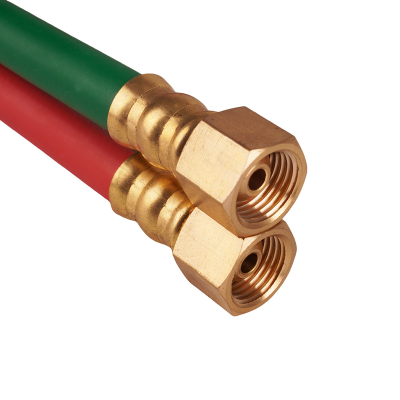 Yaşlanma Direnci 1/4'x50FT Kullanım Direnci R Sınıfı Oksi/Acet Çift Kaynak hortum Montajı