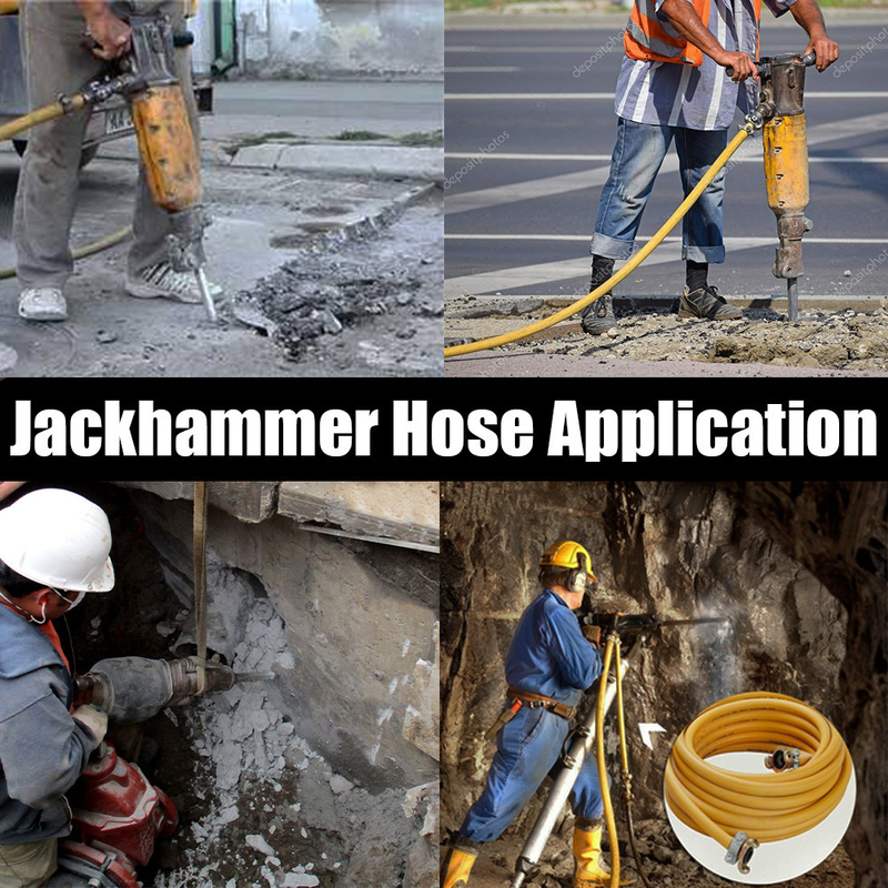 Ağır Görevli 3/4 Inch 100FT Jackhammer Hava Mühürü Amerika Birleşik Devletleri Piyasası için Montaj