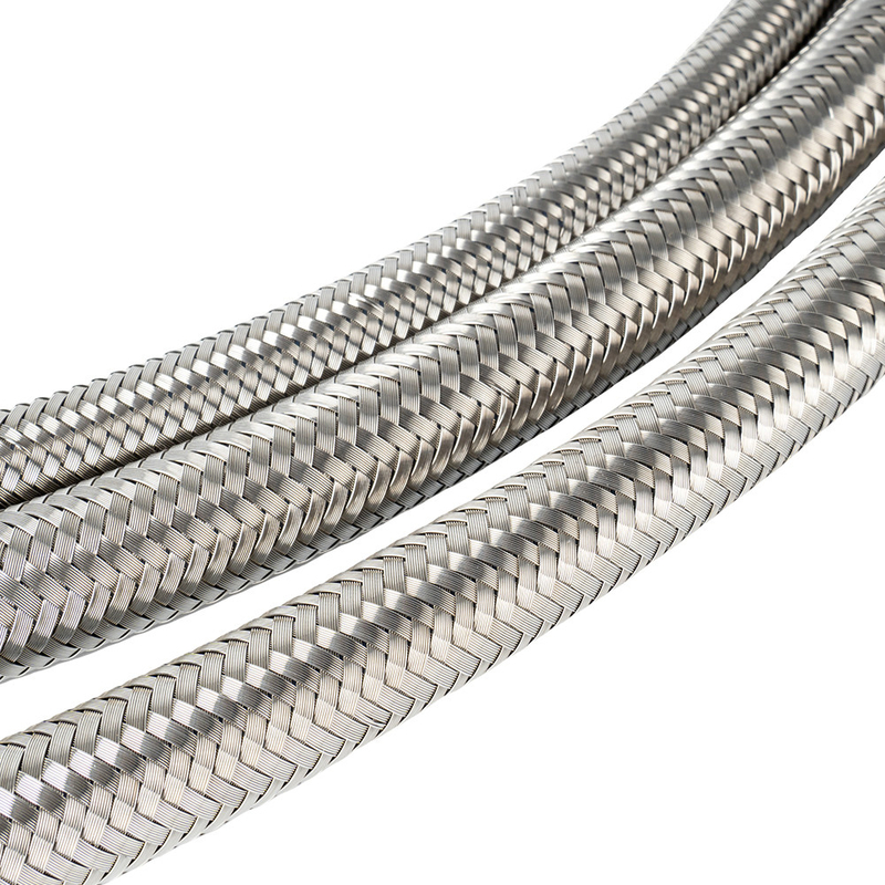 Yüksek basınçlı PTFE hortumu taşımacılık ve mobil hidrolik için paslanmaz çelik katmanı ile