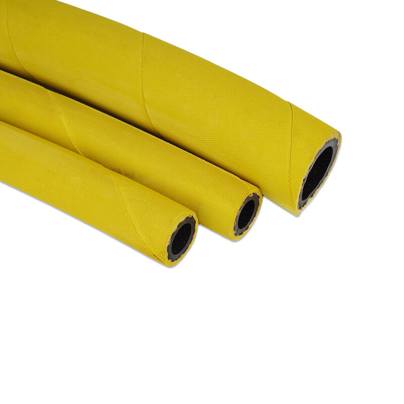 Maden Ekipmanları İçin Endüstriyel Çok Amaçlı Kauçuk Hortum, Yağa Dayanıklı Nitril İç Tüp ve Yüksek Çekme Mukavemetli Tekstil Takviyeli