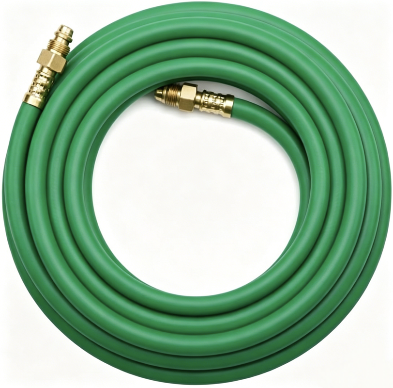 TIG MIG kaynak düzenleyicileri için EPDM 50FT Argon gaz hortumu montajı 5/8 