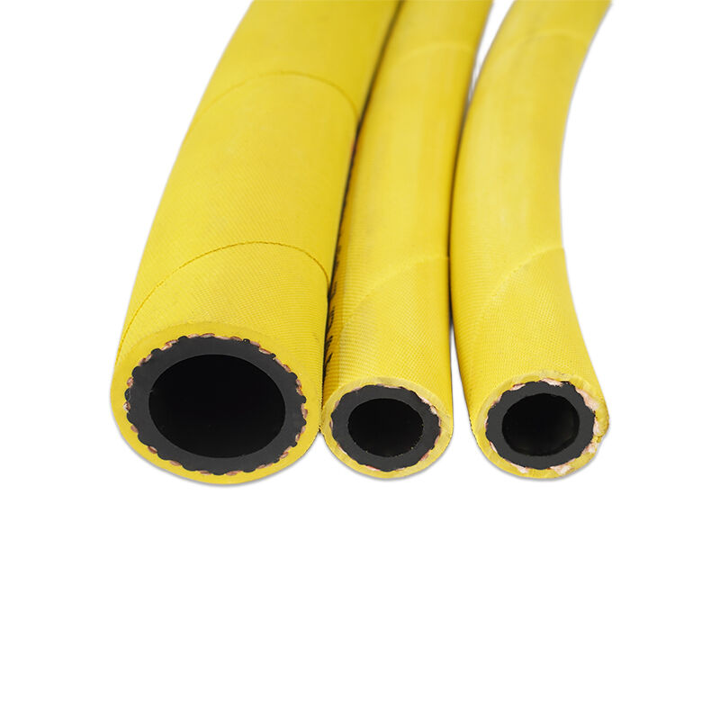 Alev geriletici antistatik, iletken olmayan çok amaçlı madencilik kauçuk 2'' hortumu - Nitril RMA-A hava, su, petrol, yakıt aktarımı için