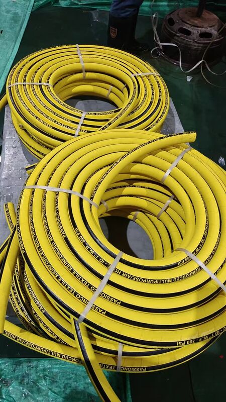 Alev geriletici antistatik, iletken olmayan çok amaçlı madencilik kauçuk 2'' hortumu - Nitril RMA-A hava, su, petrol, yakıt aktarımı için