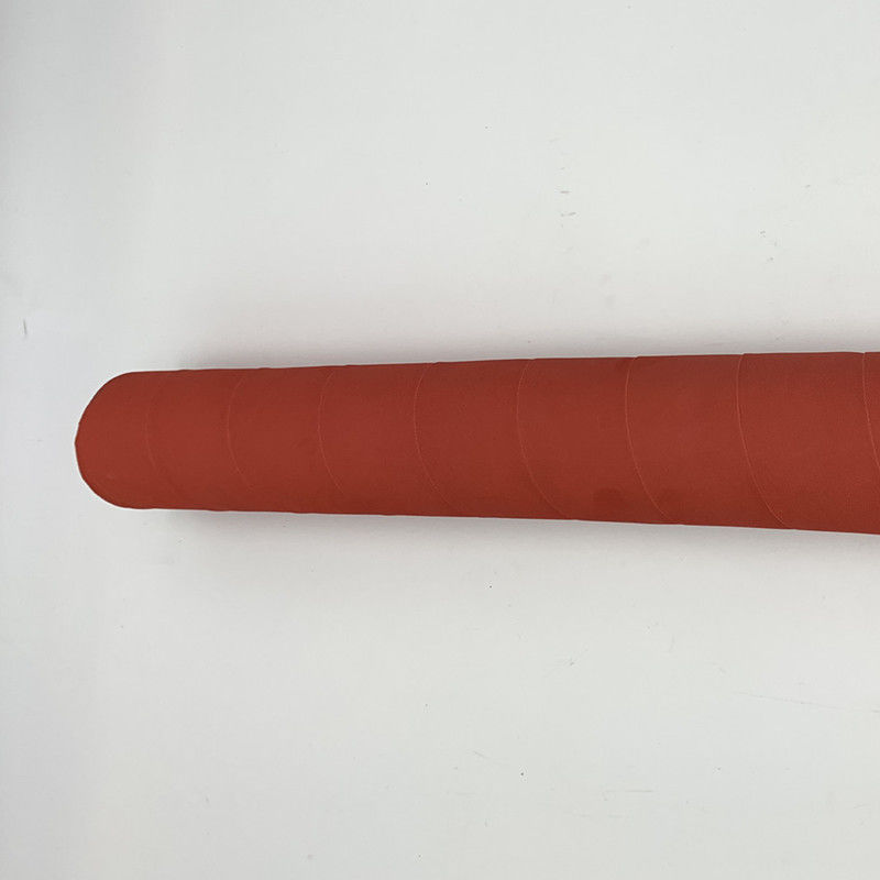 4 Katmanlı Tekstil Örgülü 300psi ile Kırmızı / Sarı Sarılmış Yüzey Kauçuk Hava Hortumu